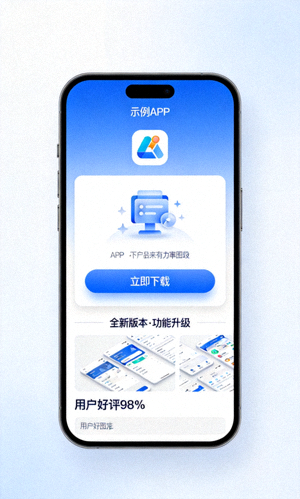 手机端APP下载界面展示图